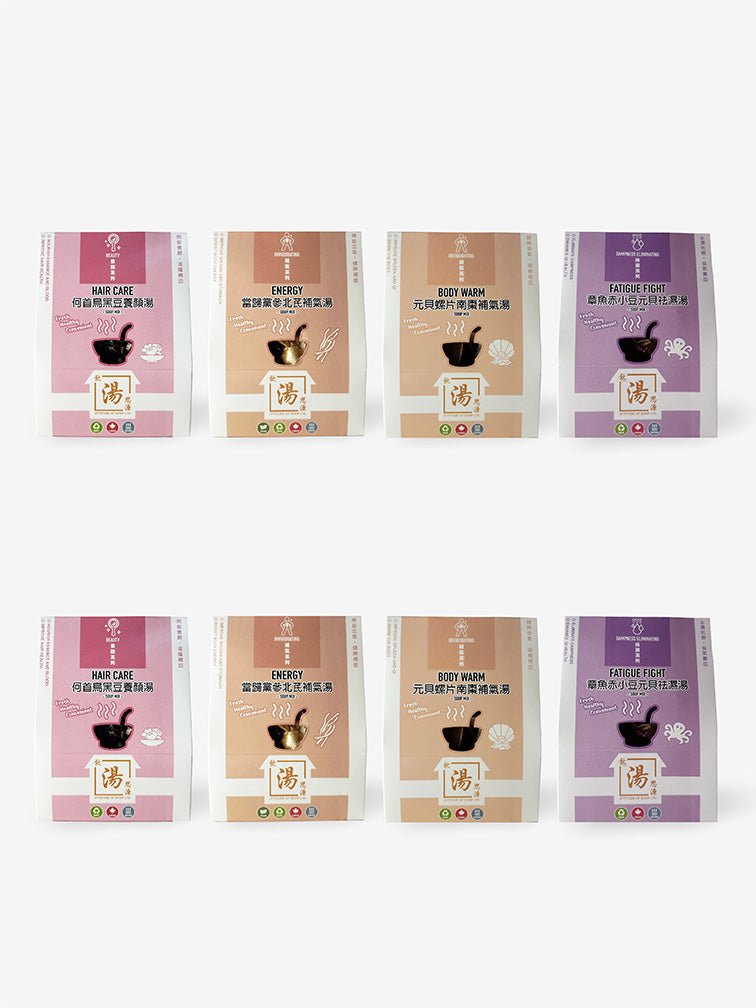The Postpartum Recovery Set from Yum Tong C Yuen offers a thoughtful selection of soups designed to replenish qi and blood, aiding in recovery from postpartum fatigue and supporting overall wellness. 飲湯思源的產後調理套裝精心搭配湯品,幫助補氣養血、促進身體修復,尤其針對產後體虛、氣血不足等情況。