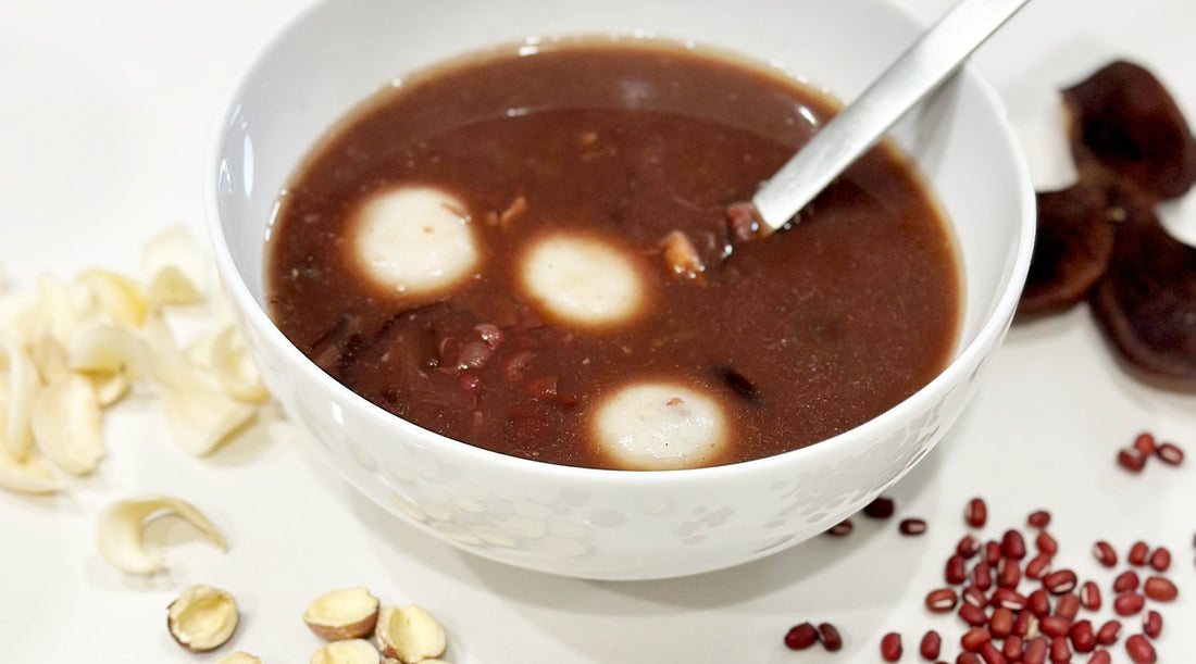 Chenpi Lotus Seed Lily Red Bean Tangyuan 陳皮蓮子百合紅豆湯圓