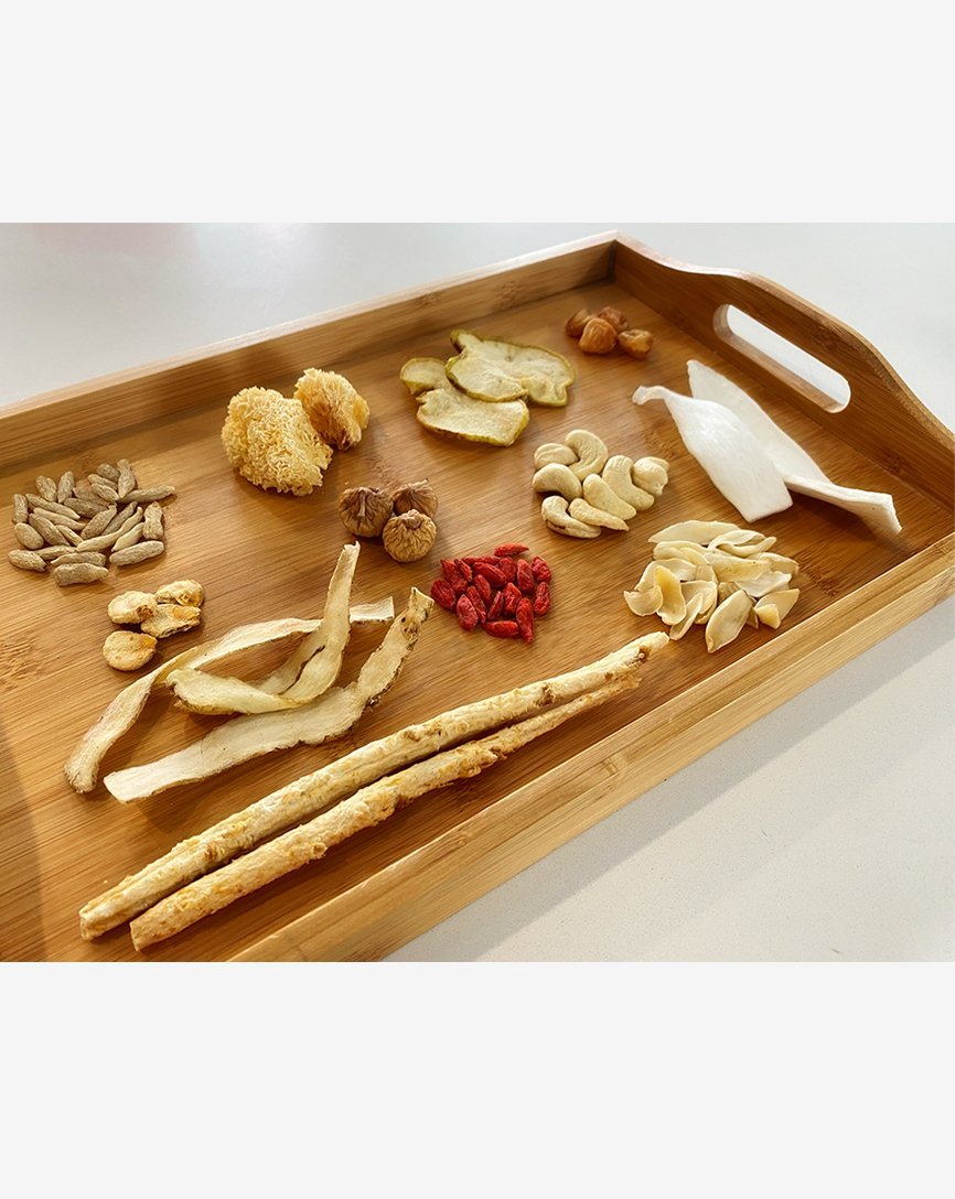 麥冬沙參雪梨滋潤湯材料 Ingredients of Dried Radix Ophiopogonis Soup Packet