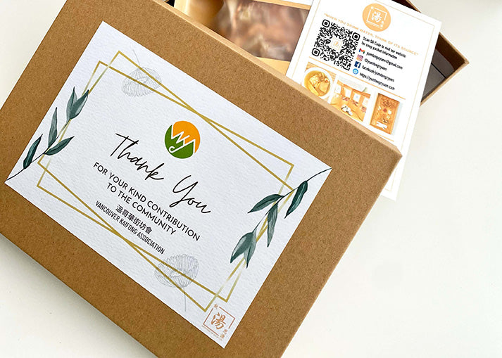 Customized bulk gift boxes prepared for community events, corporate appreciation campaigns, and wellness initiatives in Canada. 客製化批量禮盒，適合社區活動、企業感謝活動及加拿大企業健康推廣。