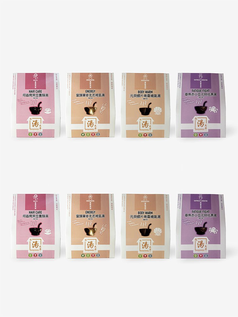 The Postpartum Recovery Set from Yum Tong C Yuen offers a thoughtful selection of soups designed to replenish qi and blood, aiding in recovery from postpartum fatigue and supporting overall wellness. 飲湯思源的產後調理套裝精心搭配湯品，幫助補氣養血、促進身體修復，尤其針對產後體虛、氣血不足等情況。